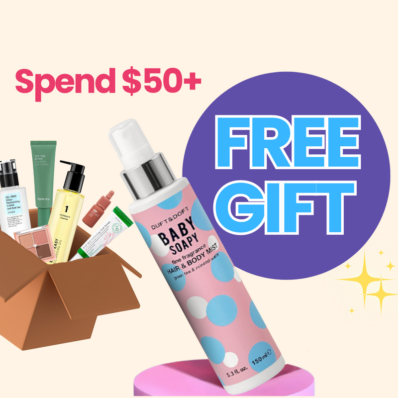 free gift, baby soapy, body mist, 