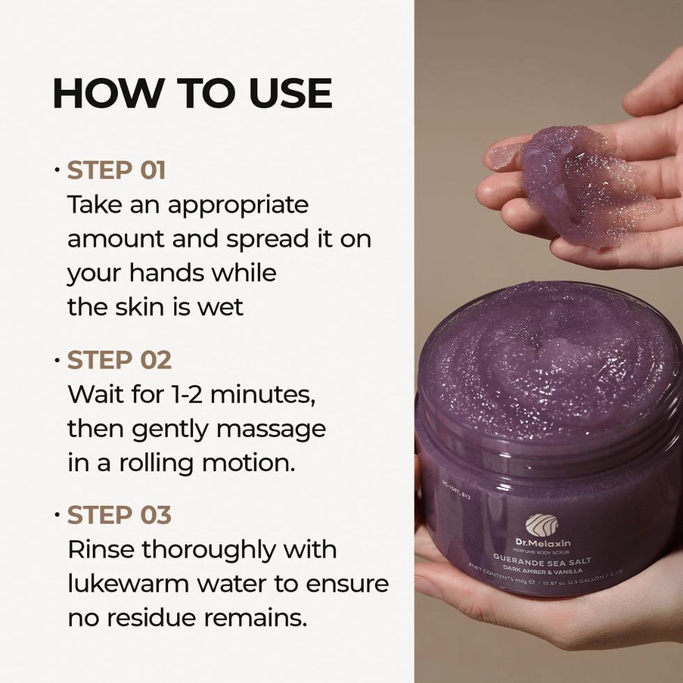 Dr.Melaxin Guerande Sea Salt Perfume Body Scrub (2 types) - UShops