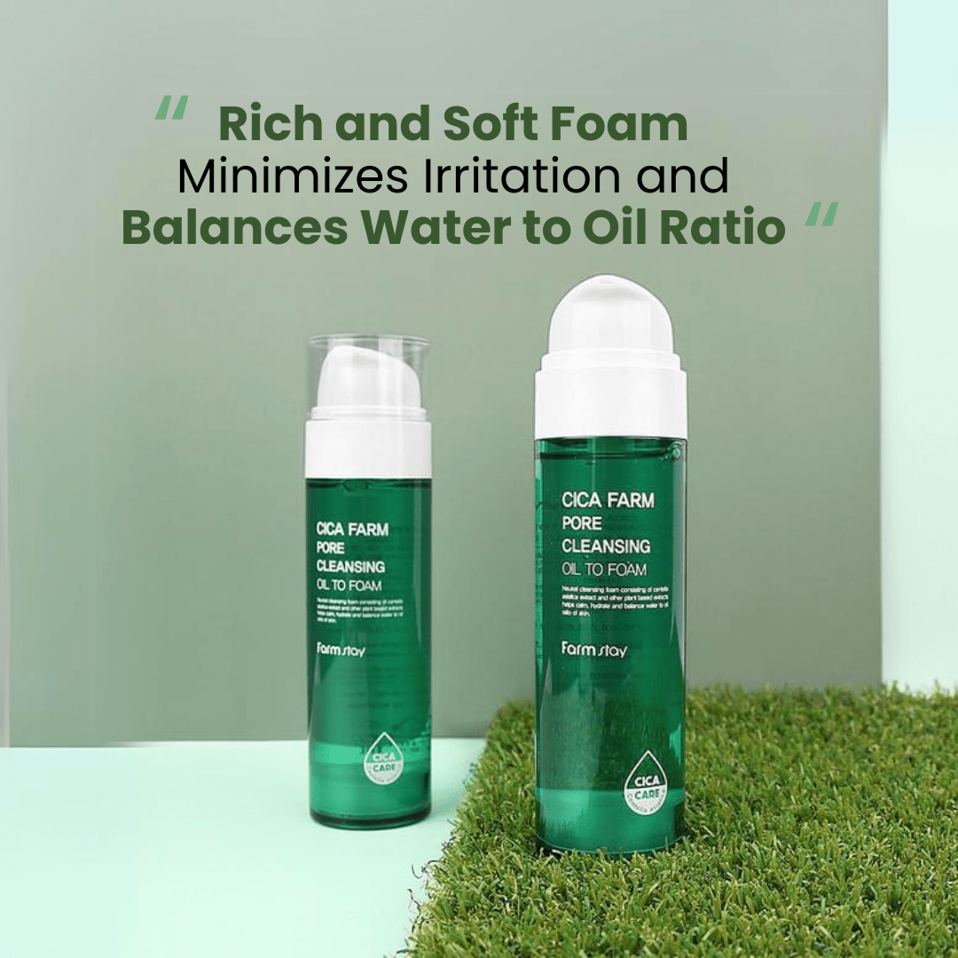 Farmstay Cica Farm Pore Cleansing Oil to Foam (115ml) - UShops