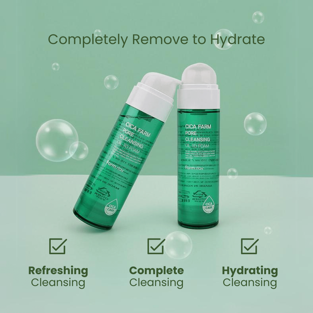 Farmstay Cica Farm Pore Cleansing Oil to Foam (115ml) - UShops