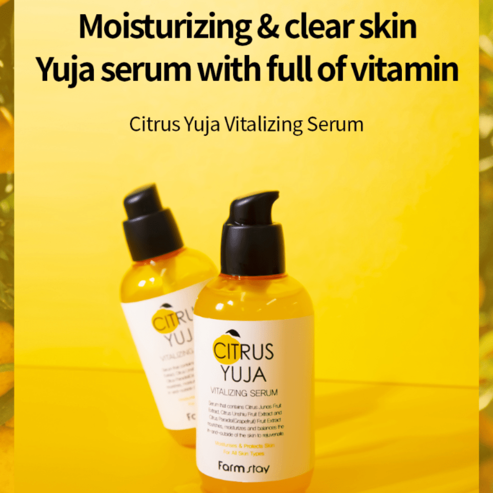 Farmstay Citrus Yuja Vitalizing Serum (100ml) - UShops