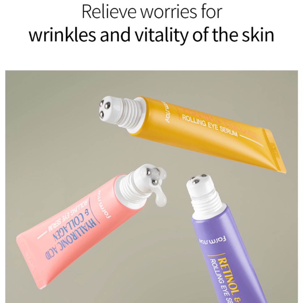 Farmstay Collagen Rolling Eye Serum (25ml) (Hyaluronic Acid / Retinol ) - UShops
