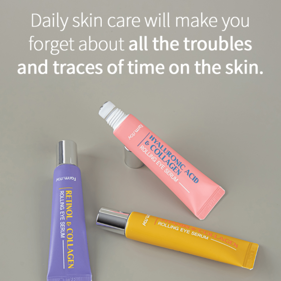 Farmstay Collagen Rolling Eye Serum (25ml) (Hyaluronic Acid / Retinol ) - UShops