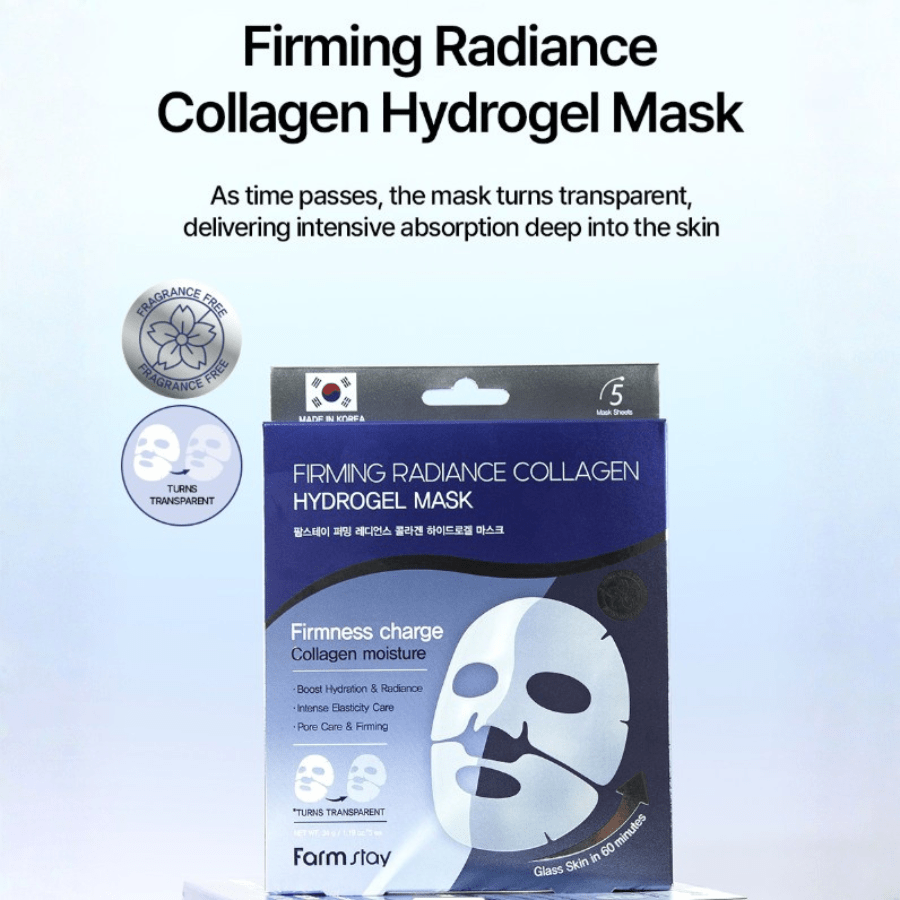 Farmstay Firming Radiance Collagen Hydrogel Mask - UShops