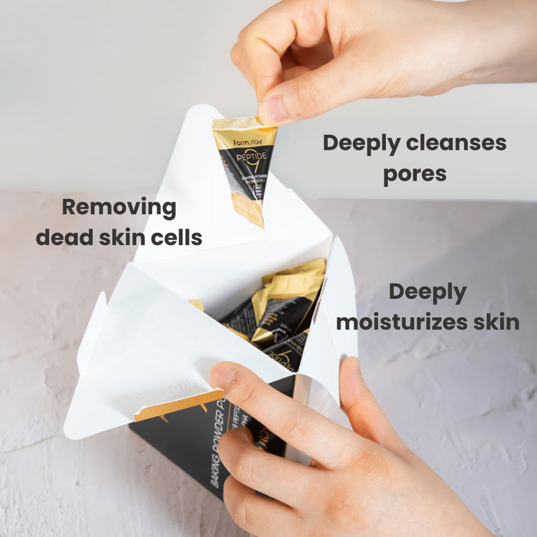 Farmstay Peptide 9 Baking Powder Pore Scrub (7g x 25) - UShops