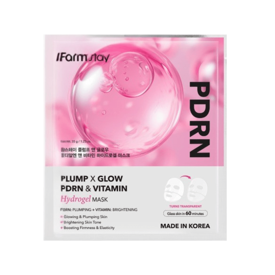 Farmstay Plump & Glow PDRN & Vitamin Hydrogel Mask - UShops