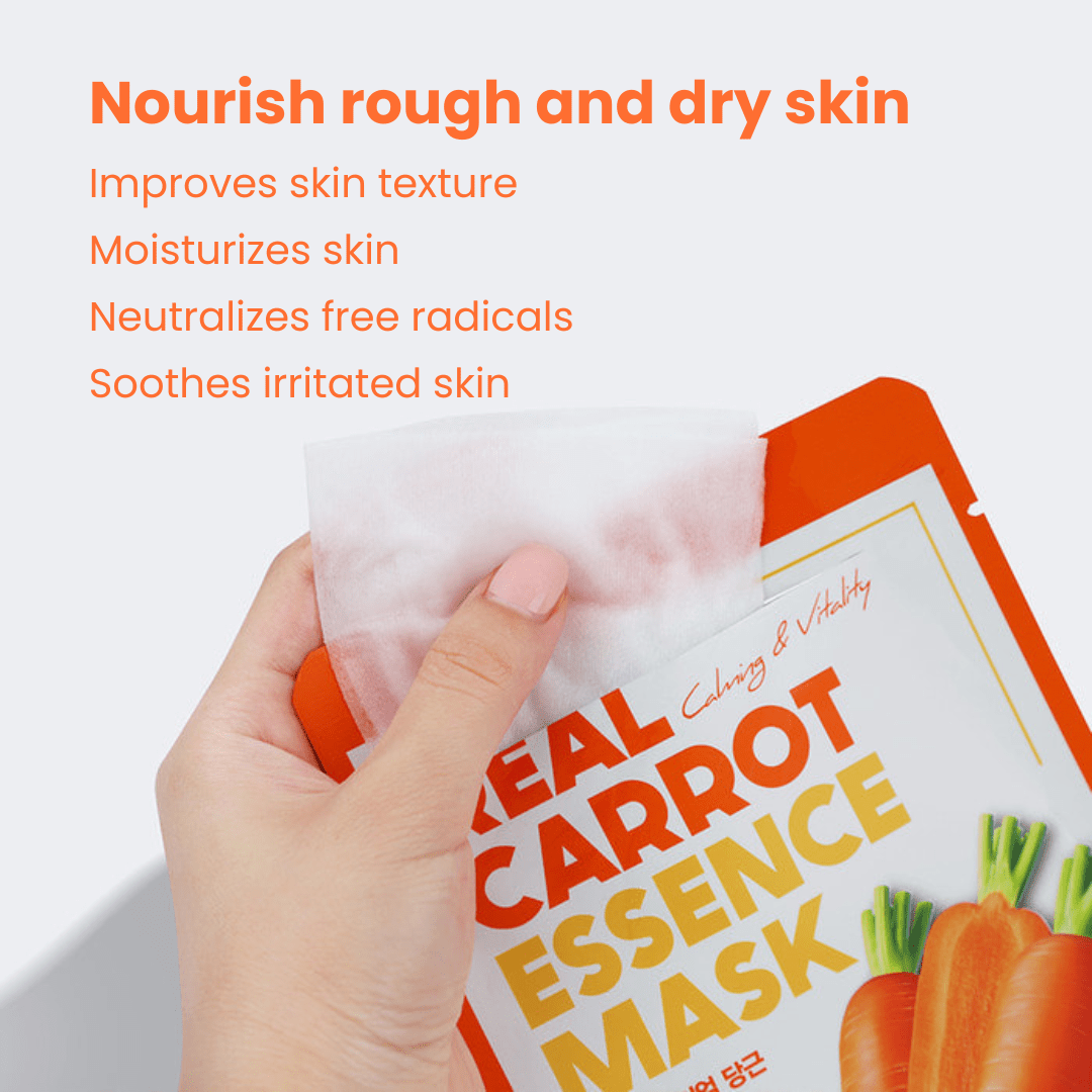 Farmstay Real Carrot Essence Mask (10 sheets) - UShops