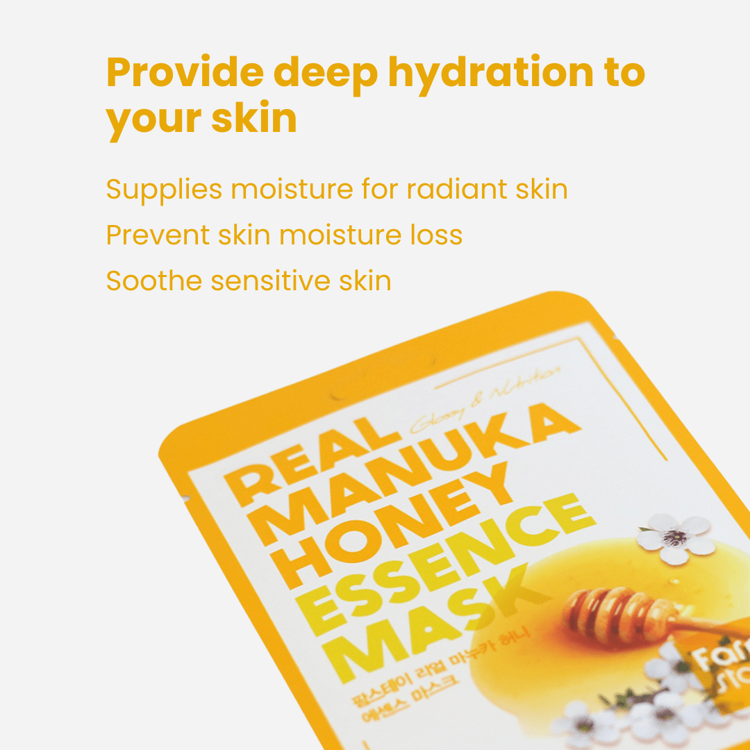 Farmstay Real Manuka Honey Essence Mask (10 sheets) (Expired: 2024 MAY 12) - UShops