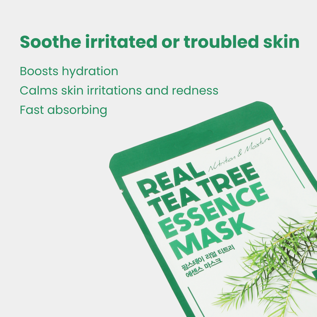 Farmstay Real Tea Tree Essence Mask (10 sheets) (Expired: 2024 JUN 27) - UShops