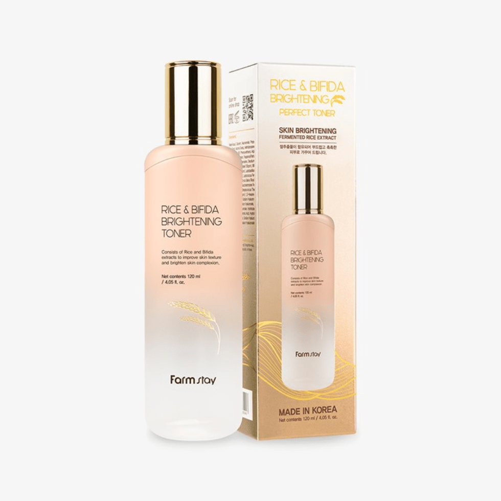 Farmstay Rice & Bifida Brightening Toner (120ml) - UShops