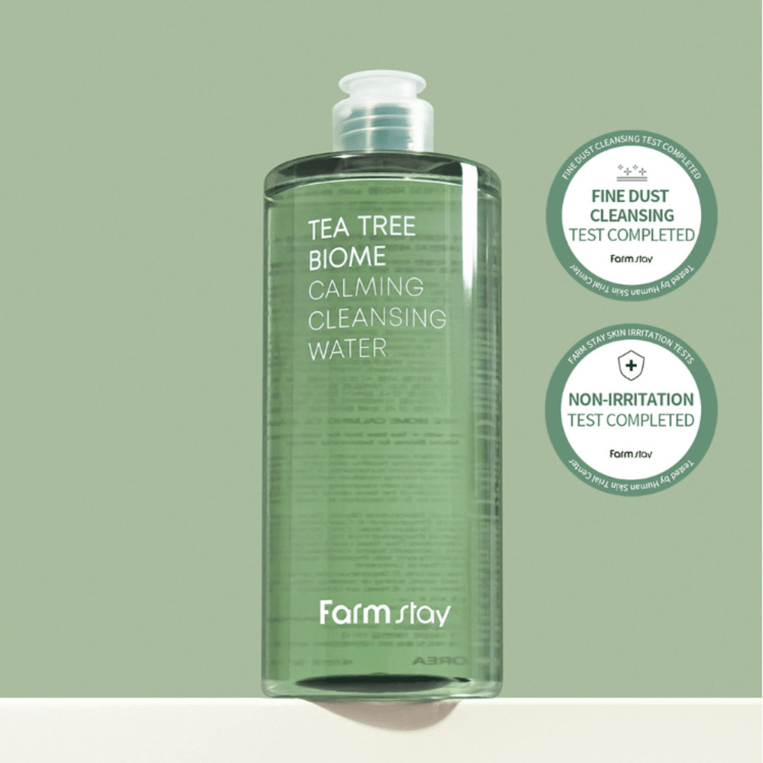 Farmstay Tea Tree Biome Calming Cleansing Water Special Set (400ml+100ml) - UShops