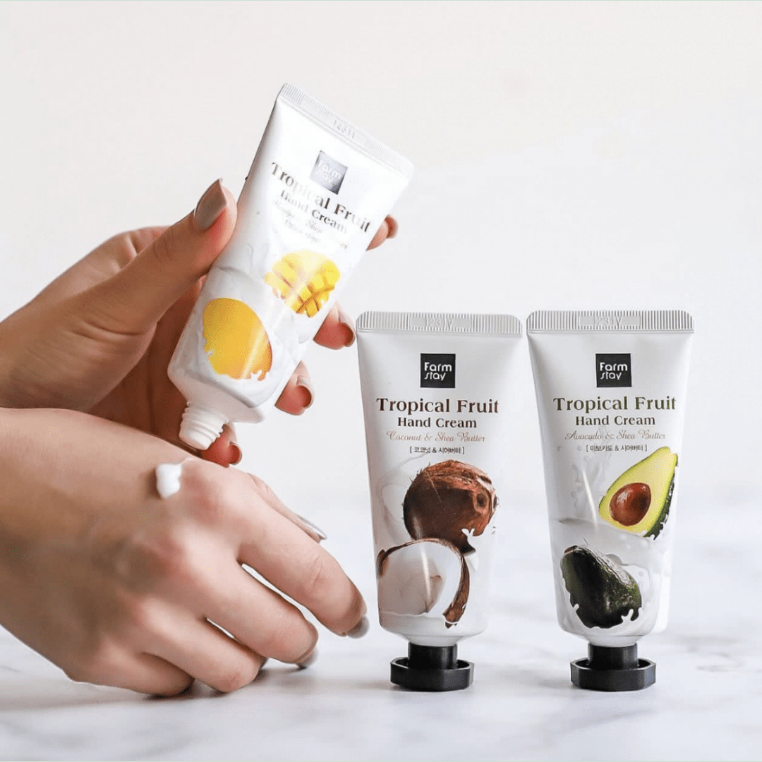 Farmstay Tropical Fruits Hand Cream Coconut & Shea Butter (50ml) - UShops