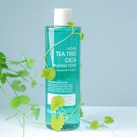 Farmstay Vegan Tea Tree Cica Relaxing Toner (400ml) - UShops