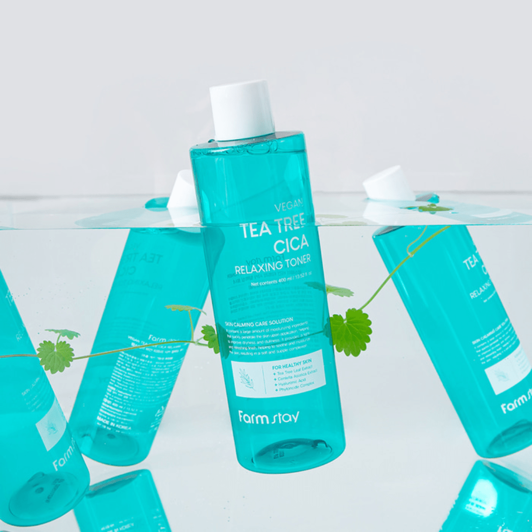 Farmstay Vegan Tea Tree Cica Relaxing Toner (400ml) - UShops