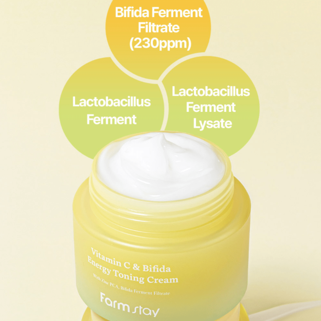 Farmstay Vitamin C & Bifida Energy Toning Cream (100ml) - UShops