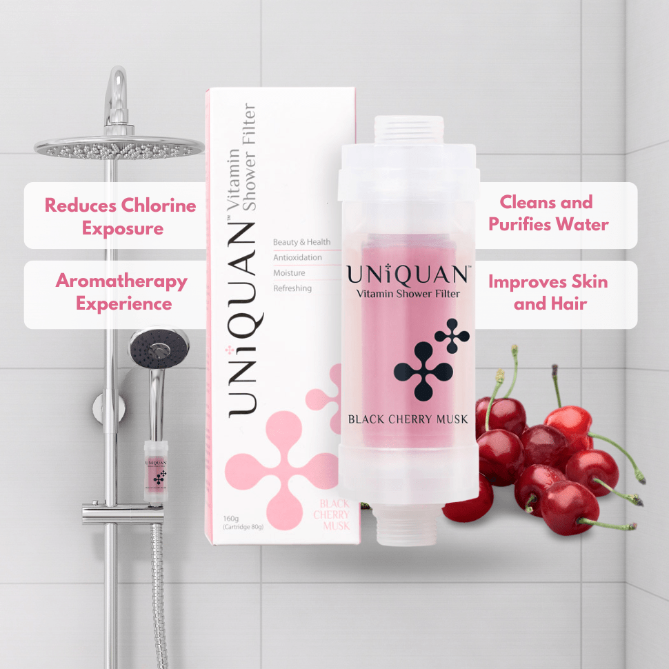 Uniquan Vitamin Shower Filter - Black Cherry Musk - UShops