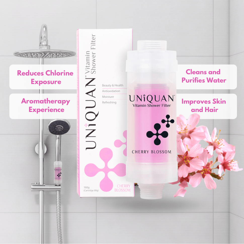 Uniquan Vitamin Shower Filter - Cherry Blossom / Sakura - UShops