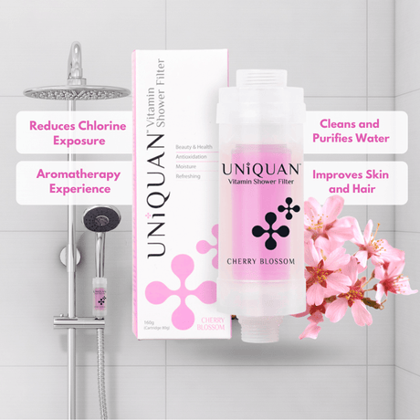 Uniquan Vitamin Shower Filter - Cherry Blossom / Sakura - UShops