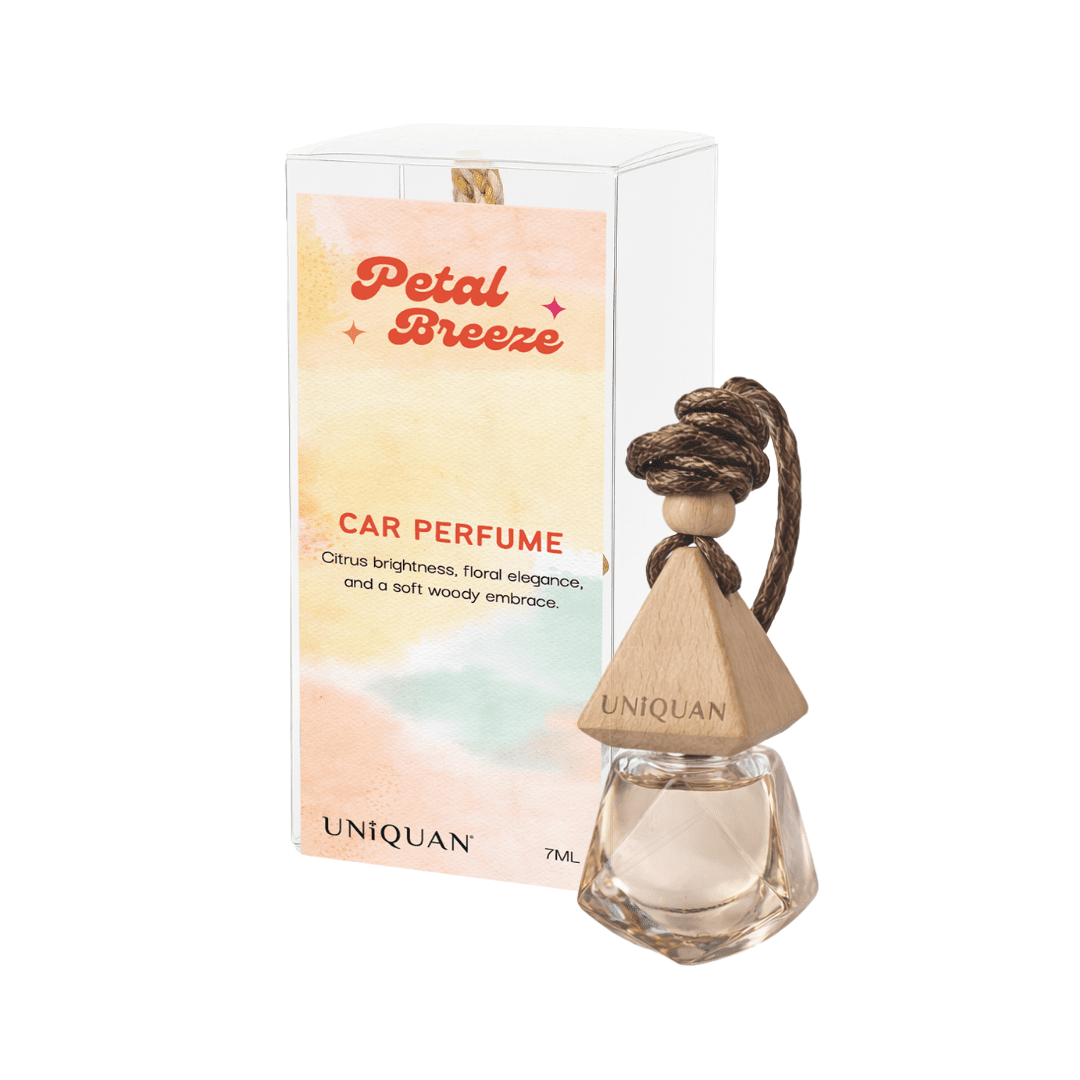 UNIQUAN Wooden Hanging Car Perfume (7ml) (4 scents) - UShops