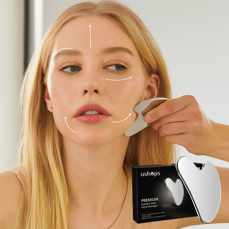 UShops Premium Stainless Facial Massager - UShops