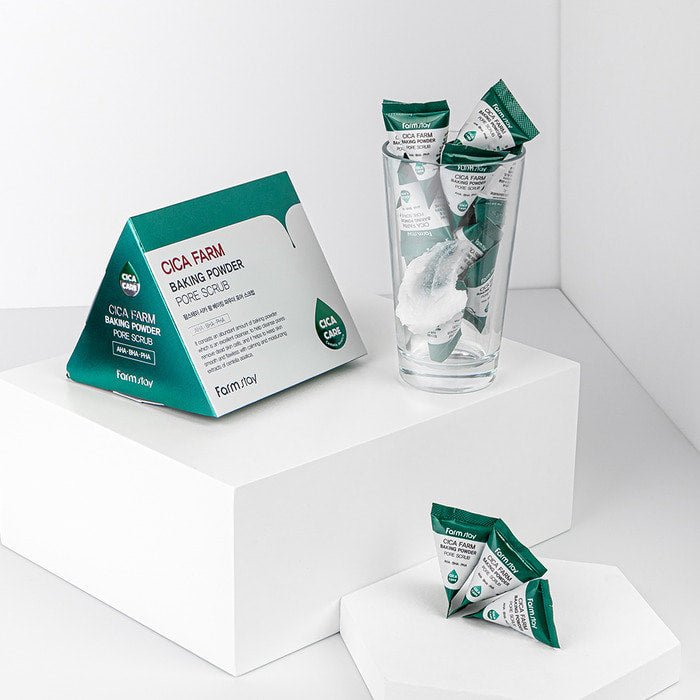 Farmstay Cica Farm Baking Powder Pore Scrub - Exfoliators - Ushops - Korea Skincare