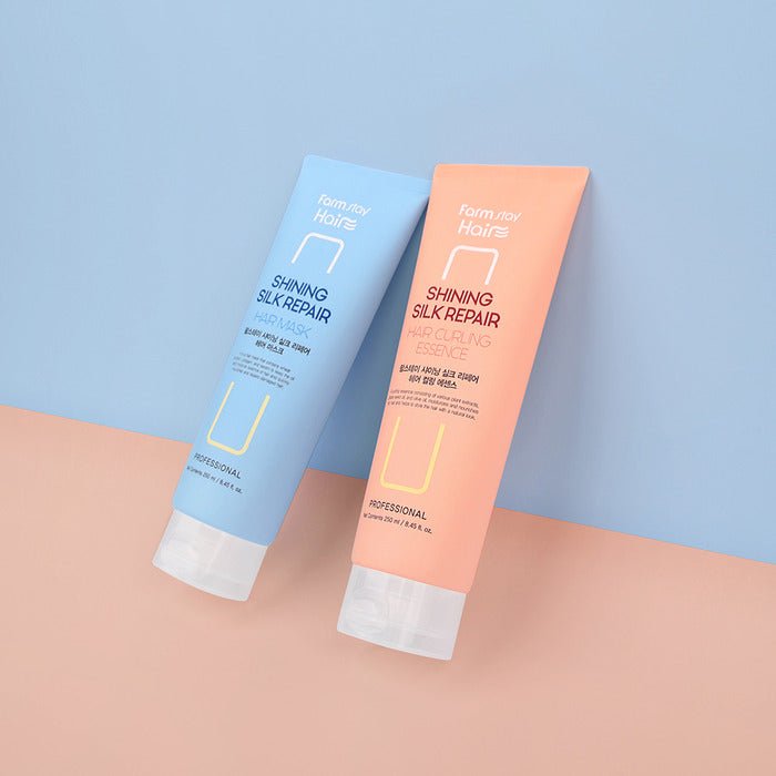 Farmstay Shining Silk Repair Hair Mask: Intensive care for shiny, silky hair. Strengthen and moisturize hair.