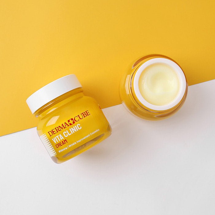 Farmstay - Derma Cube Vita Clinic Cream - Vitamin Day Cream - Ushops - Korea Skincare