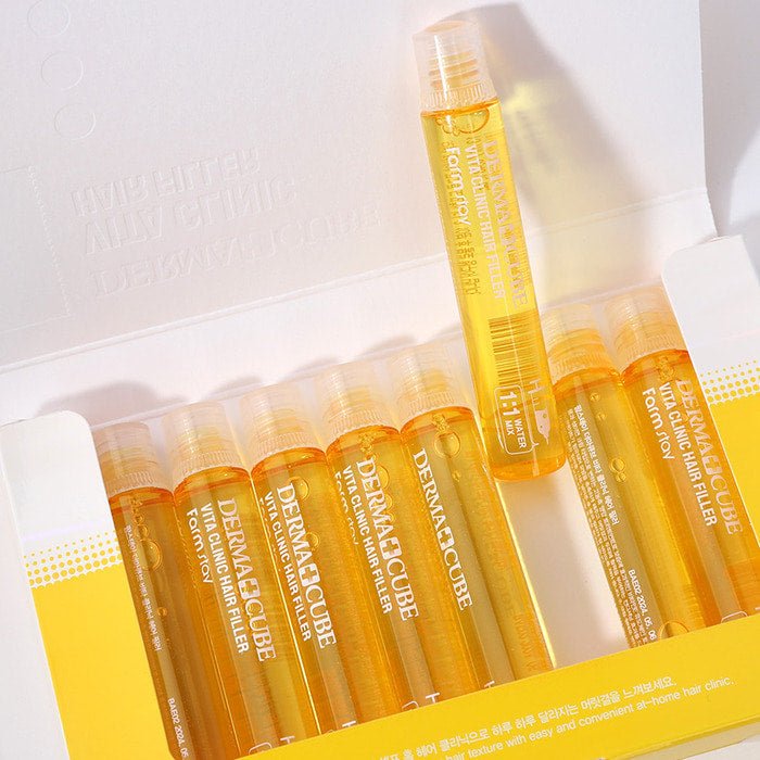 Farmstay - Derma Cube Vita Clinic Hair Filler - Ushops - Korea Hair Treatment