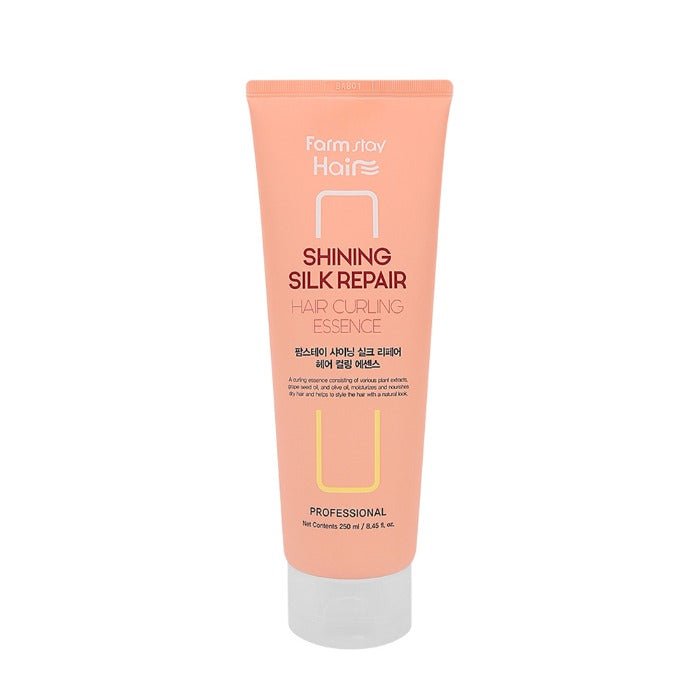 Farmstay Shining Silk Repair Hair Curling Essence: Nourishes and repairs damaged hair, provides long-lasting curls.