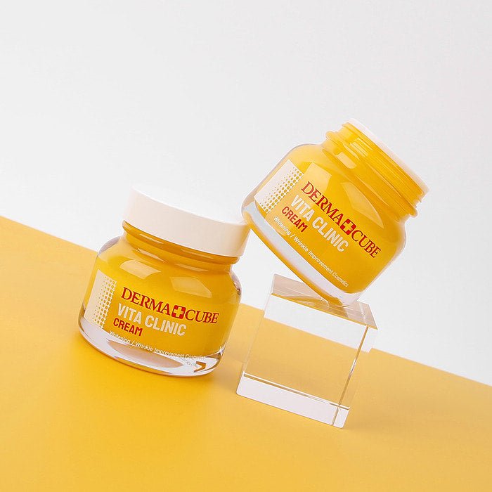 Farmstay - Derma Cube Vita Clinic Cream - Vitamin Day Cream - Ushops - Korea Skincare