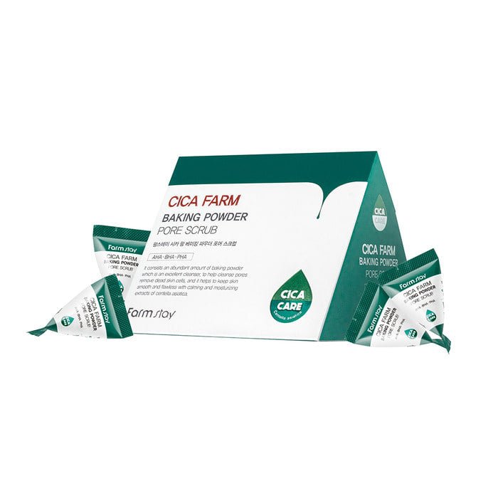 Farmstay Cica Farm Baking Powder Pore Scrub - Exfoliators - Ushops - Korea Skincare