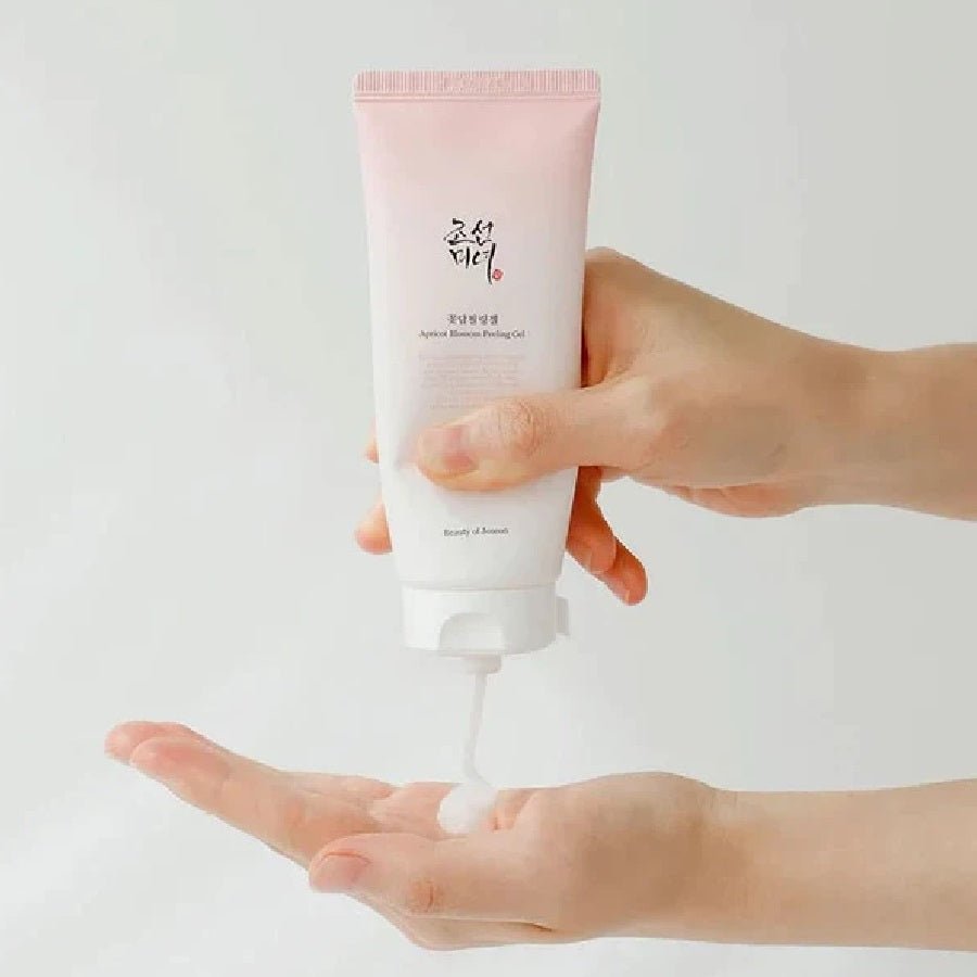 Beauty of Joseon Apricot Blossom Peeling Gel: Gentle exfoliation for brighter skin. Suitable for sensitive skin.