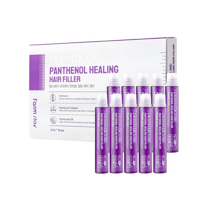 Farmstay - Derma Cube Panthenol Healing Hair Filler - Ushops - Korea Hair treatment