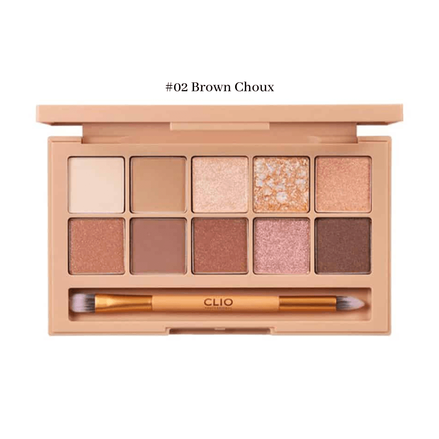 CLIO Pro Eye Palette (21AD) #02 Brown Choux - UShops