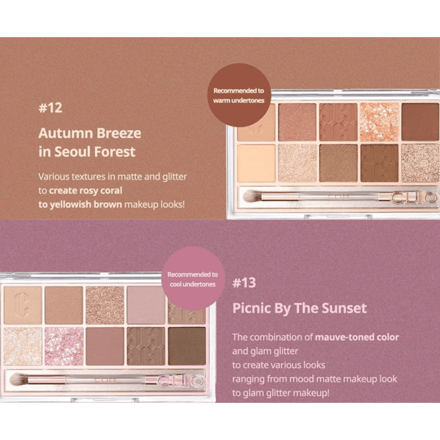 CLIO Pro Eye Palette (21AD) #13 Picnic By The Sunset - UShops