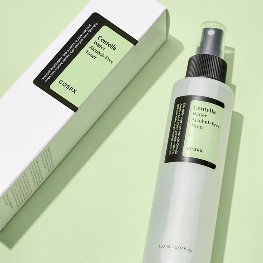 COSRX Centella Water Alcohol-Free Toner: Soothing and hydrating toner for sensitive skin. Provides minerals and calms redness