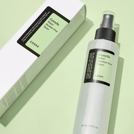COSRX Centella Water Alcohol-Free Toner: Soothing and hydrating toner for sensitive skin. Provides minerals and calms redness
