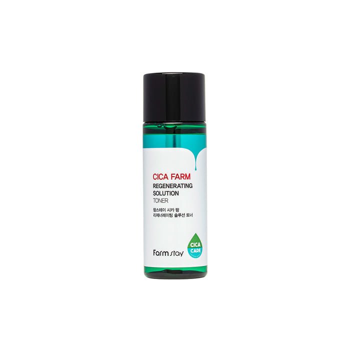 Farmstay Cica Farm Special Mini Kit: 4-piece set with centella asiatica extract for soothing skin, balancing oil and moisture