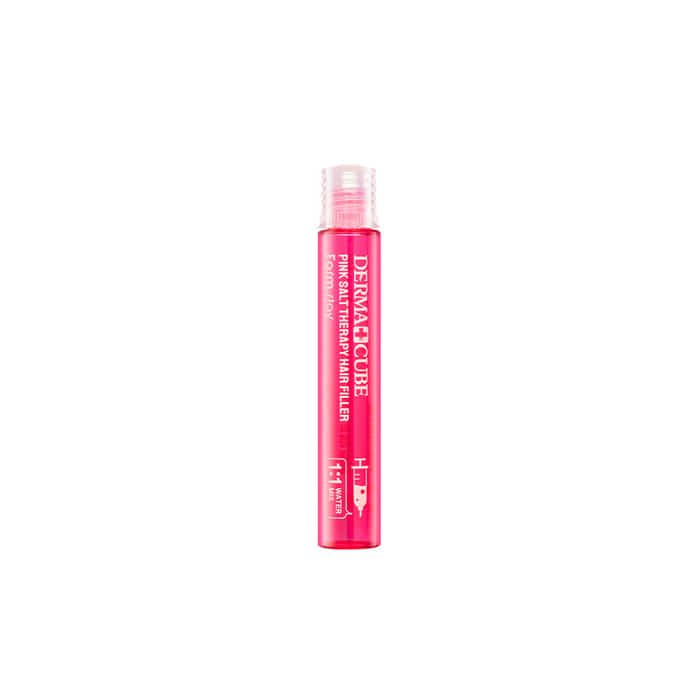 Farmstay - Derma Cube Pink Salt Therapy Hair Filler - Ushops - Korea Hair Treatment
