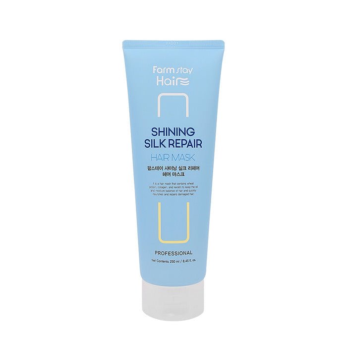 Farmstay Shining Silk Repair Hair Mask: Intensive care for shiny, silky hair. Strengthen and moisturize hair.