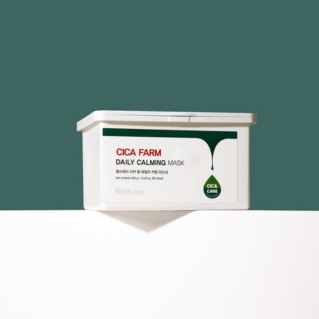 Farmstay Cica Farm Daily Calming Mask: Convenient pull-out type mask. Moisture layering care for clear and lively skin.