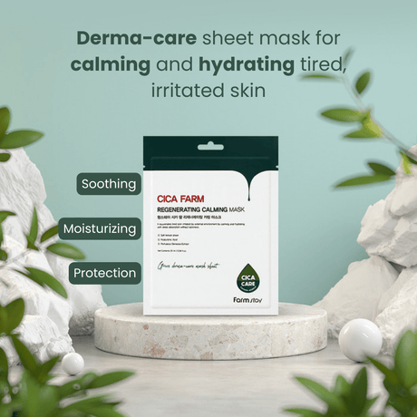 Farmstay Cica Farm Regenerating Calming Mask (10 sheets) (Expired: 2024 MAY 02) - UShops