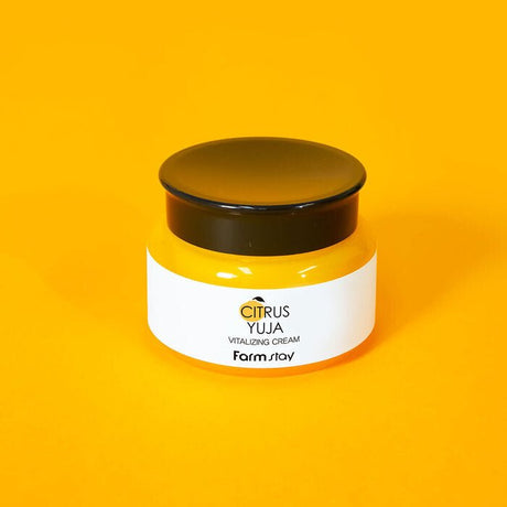 Farmstay Citrus Yuja Cream: Deeply moisturizes and nourishes dry skin. Creates a protective layer. Long-lasting hydration.