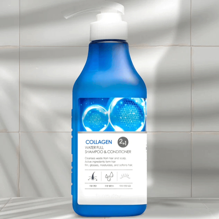 Farmstay Collagen Shampoo & Conditioner: Nourish, cleanse, and moisturize your hair with this dynamic duo.