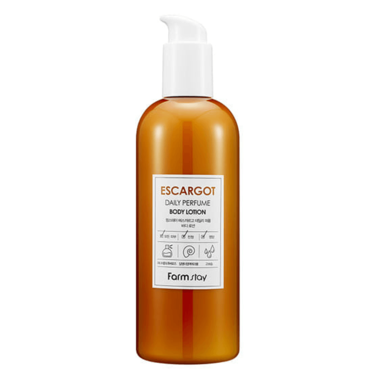 Farmstay Escargot Daily Perfume Body Lotion: Moisturize and soothe your skin with this snail mucus-infused body lotion.