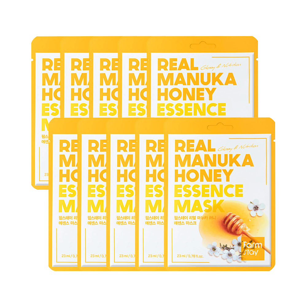 Farmstay Manuka Honey Mask: Deeply hydrates with manuka honey, plant-derived essence for radiant, nourished skin.