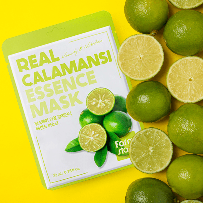 Farmstay Real Calamansi Essence Mask (10 sheets) - UShops