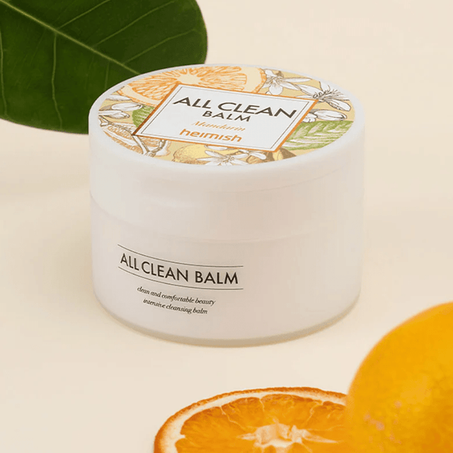 Heimish All Clean Balm Mandarin 120ml - UShops, Relaxing skincare, Revitalizing effect, Healthy complexion, Effective makeup