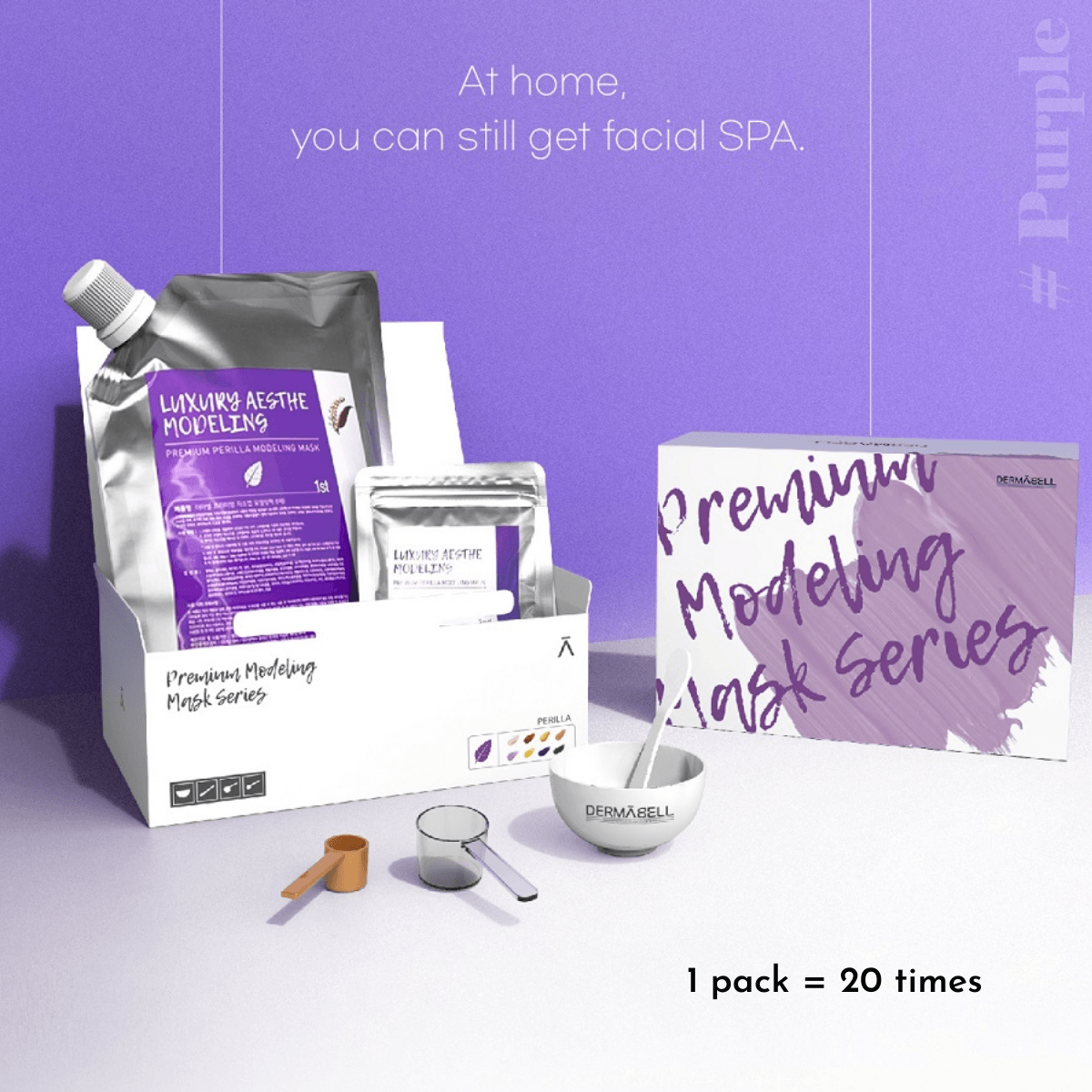 Hydro Jelly Modeling Mask - Perilla - Dermabell - Ushops - Korean Skin Care