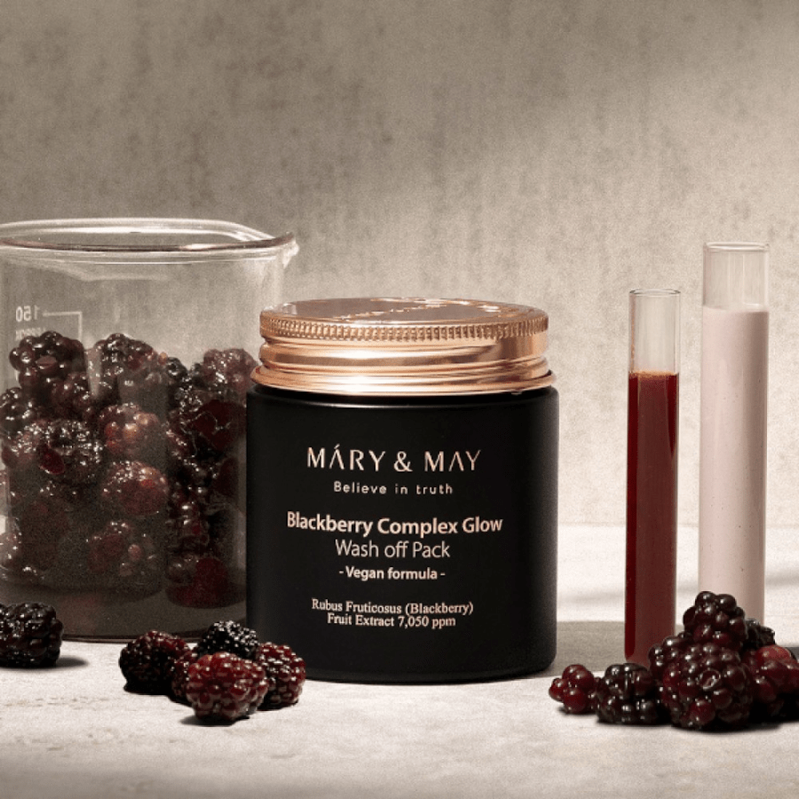 Mary&May Blackberry Complex Glow Wash Off Pack (30g/125g) - UShops